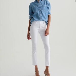 AG white denim - prima ankle size 29R